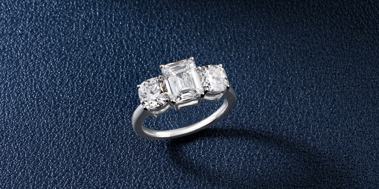Three-Stone Engagement Rings