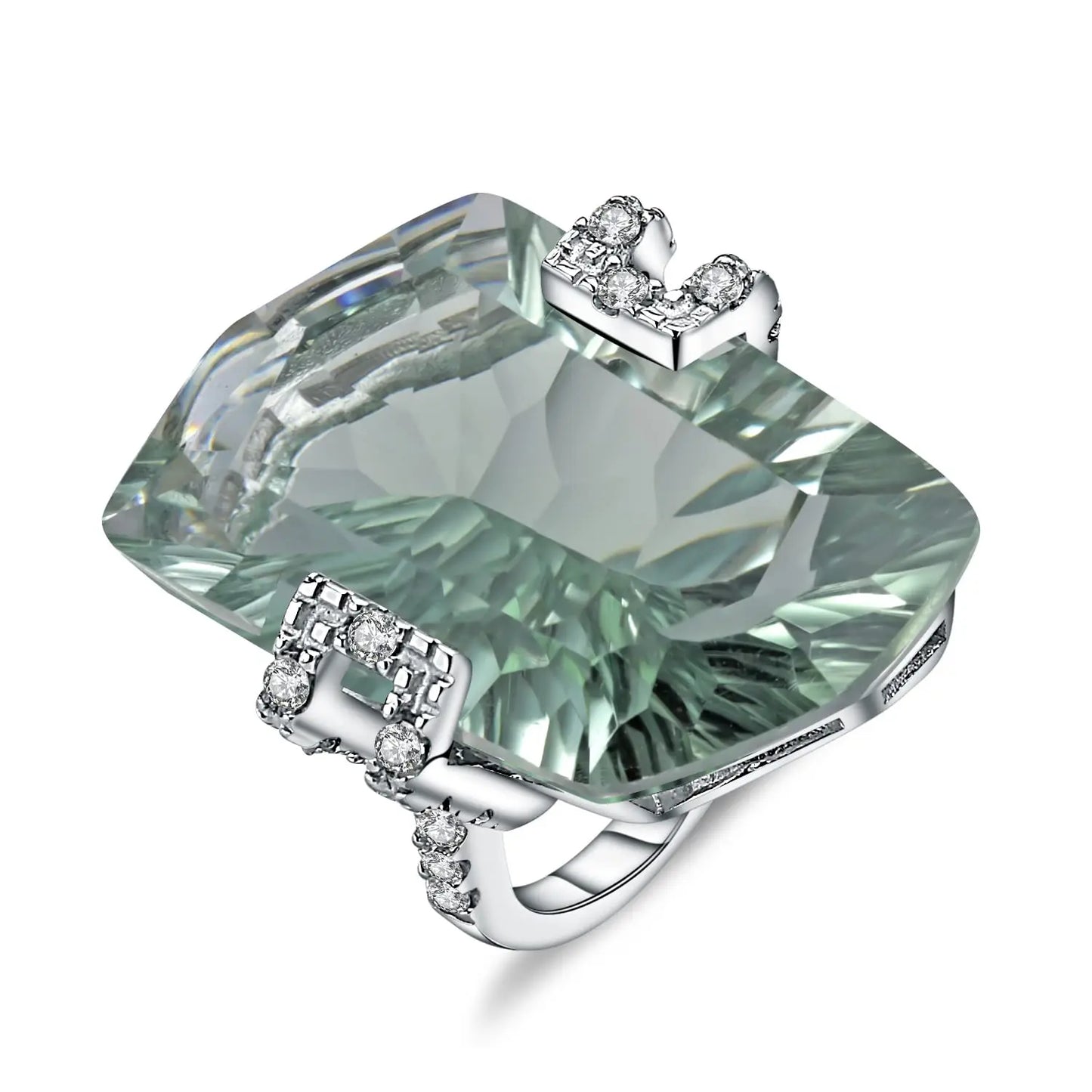 GRACE Gemstone Cocktail Ring in Sterling Silver