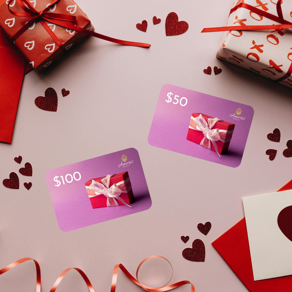 Tarjeta de regalo digital de Amoris Jewelry para San Valentín