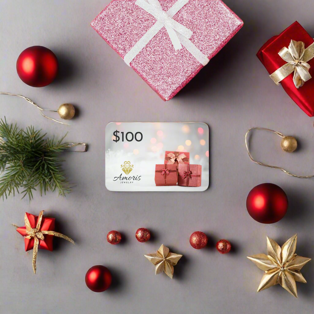 Tarjeta de regalo digital navideña de Amoris Jewelry