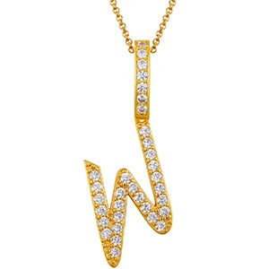 Collar con colgante inicial de moissanita en plata de ley bañada en oro