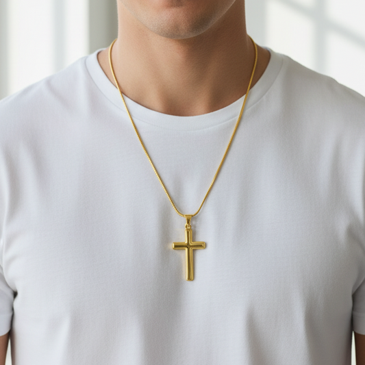 My Dear Husband Cross Necklace - What My Heart Needed