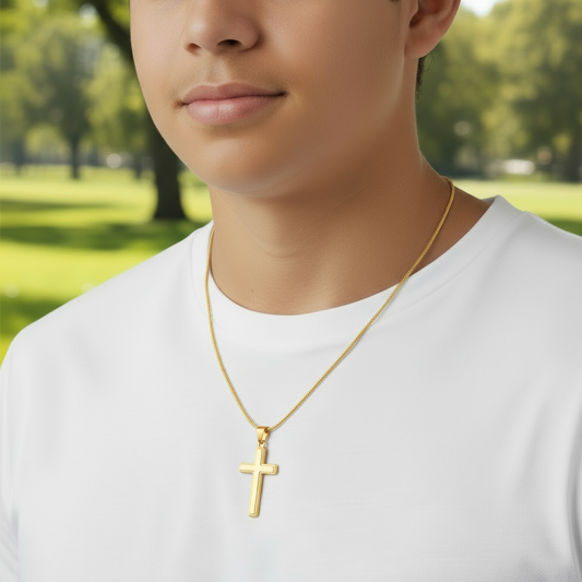 Grandson Blessings On Your Confirmation Personalized Cross Necklace