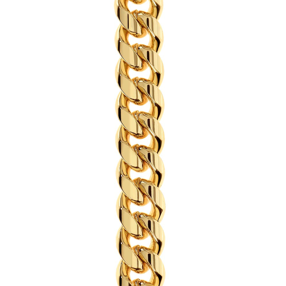 Congratulations Graduate Cuban Link Chain with Saint Catherine of Siena Quote