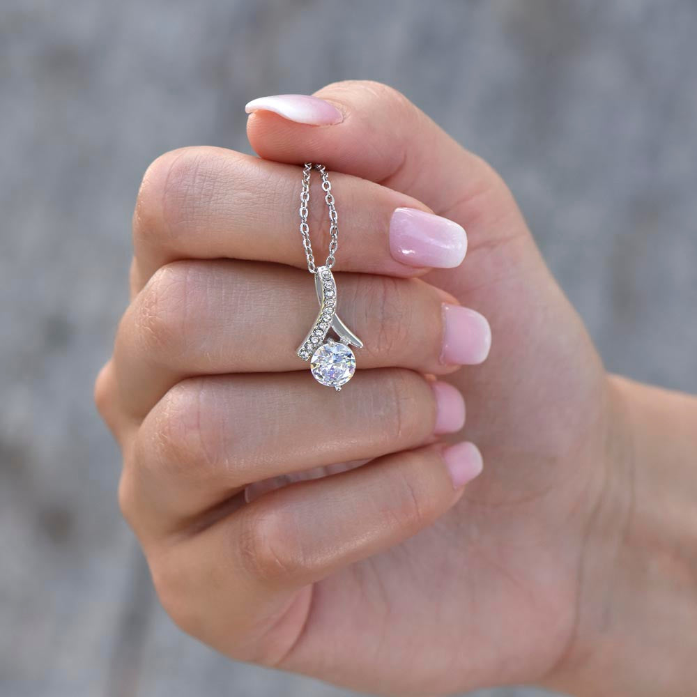 Congrats Graduate Sister-in-Law Necklace with Saint Ignatius of Loyola Quote