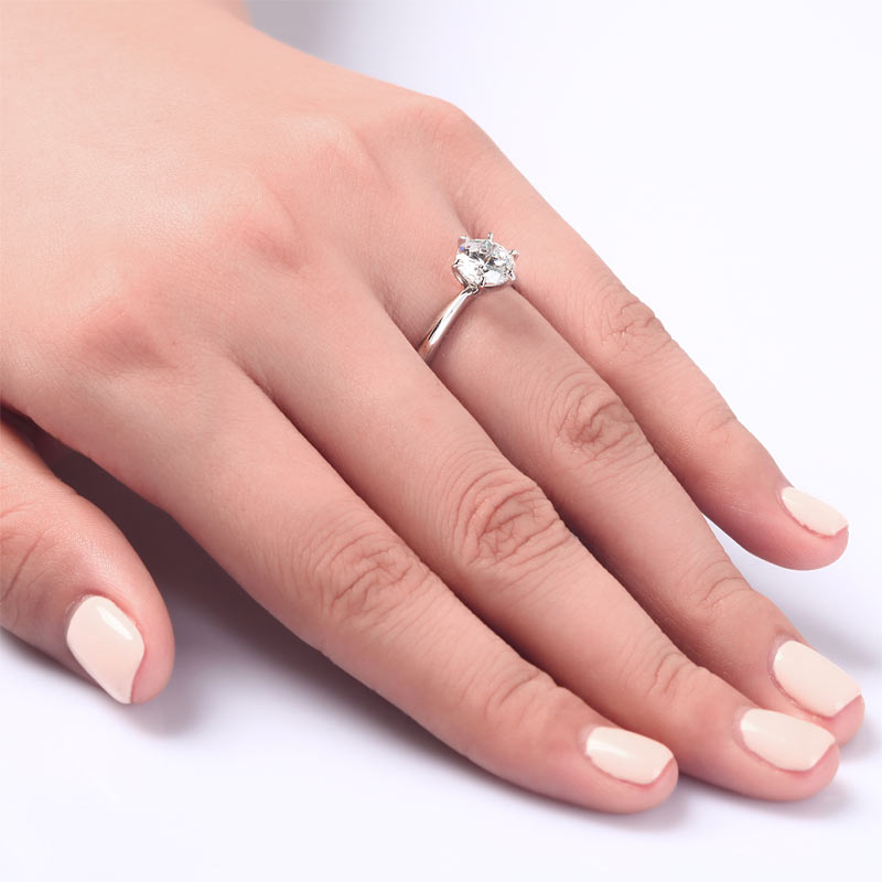 1.25 CT. Round Simulated Diamond Solitaire Ring