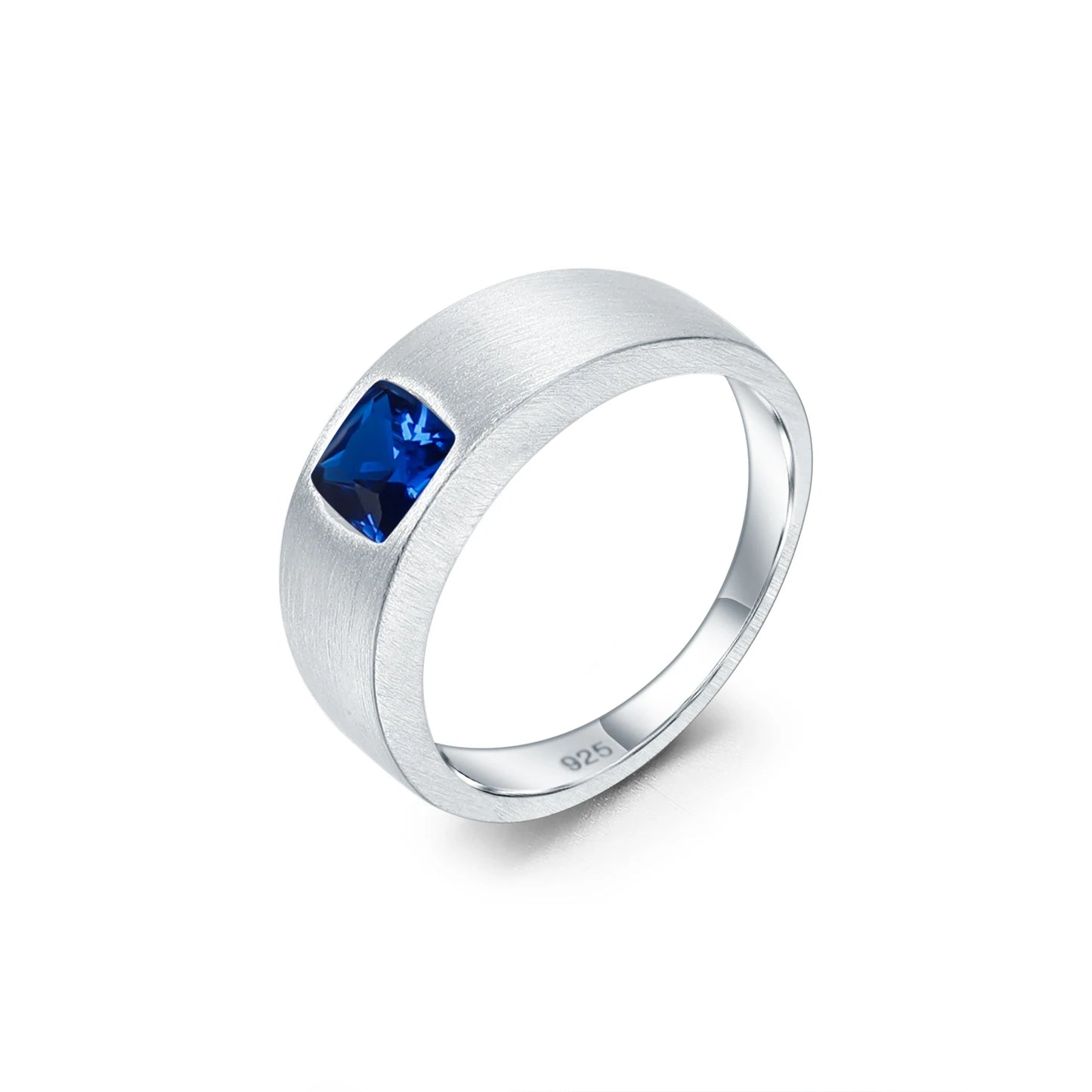 Anillo de plata de ley con piedras preciosas