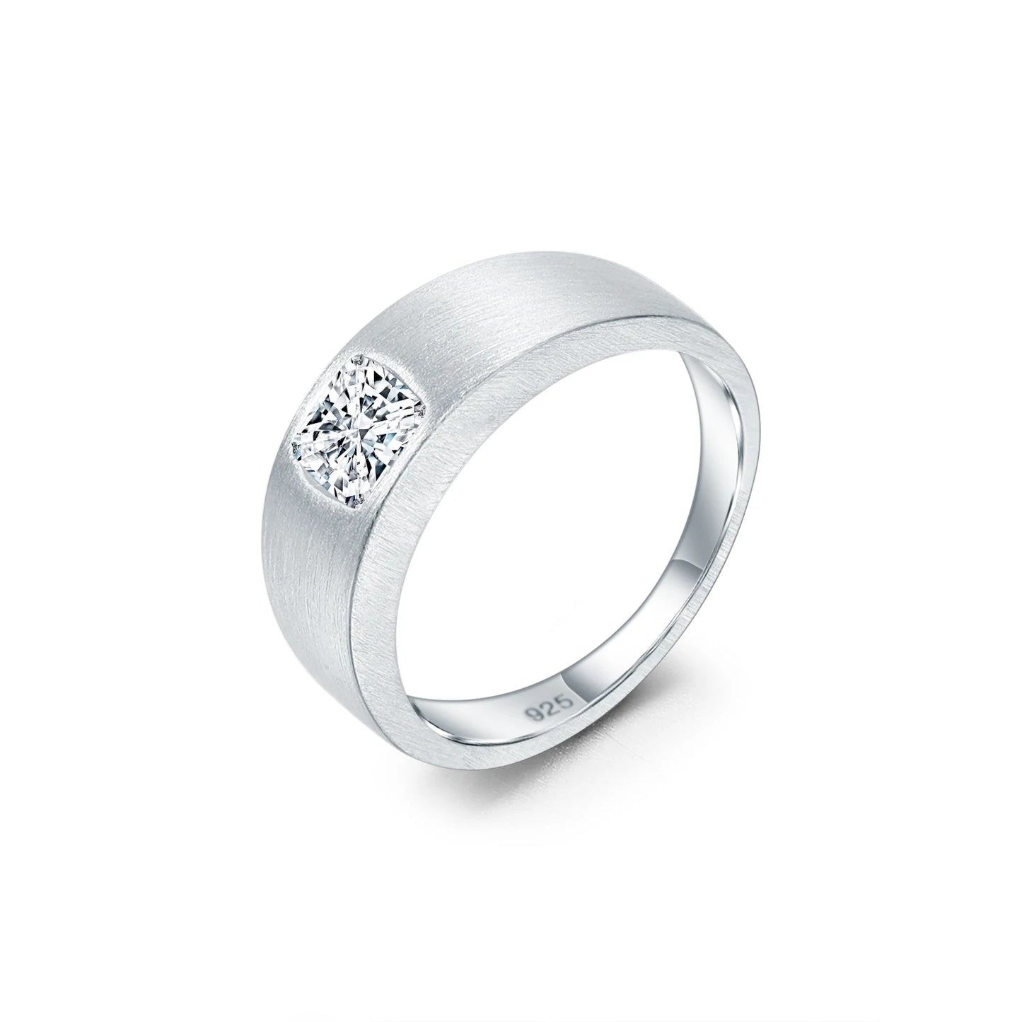 Anillo de plata de ley con piedras preciosas