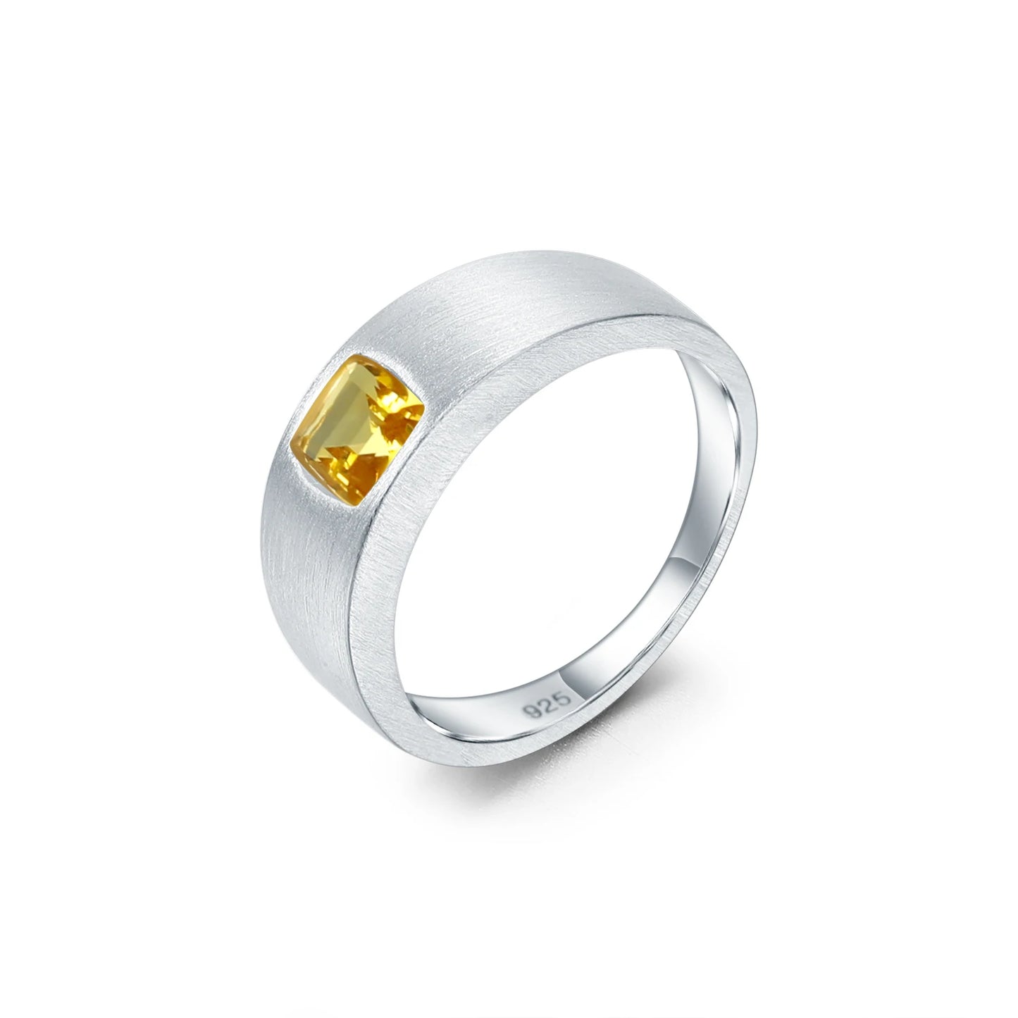 Anillo de plata de ley con piedras preciosas