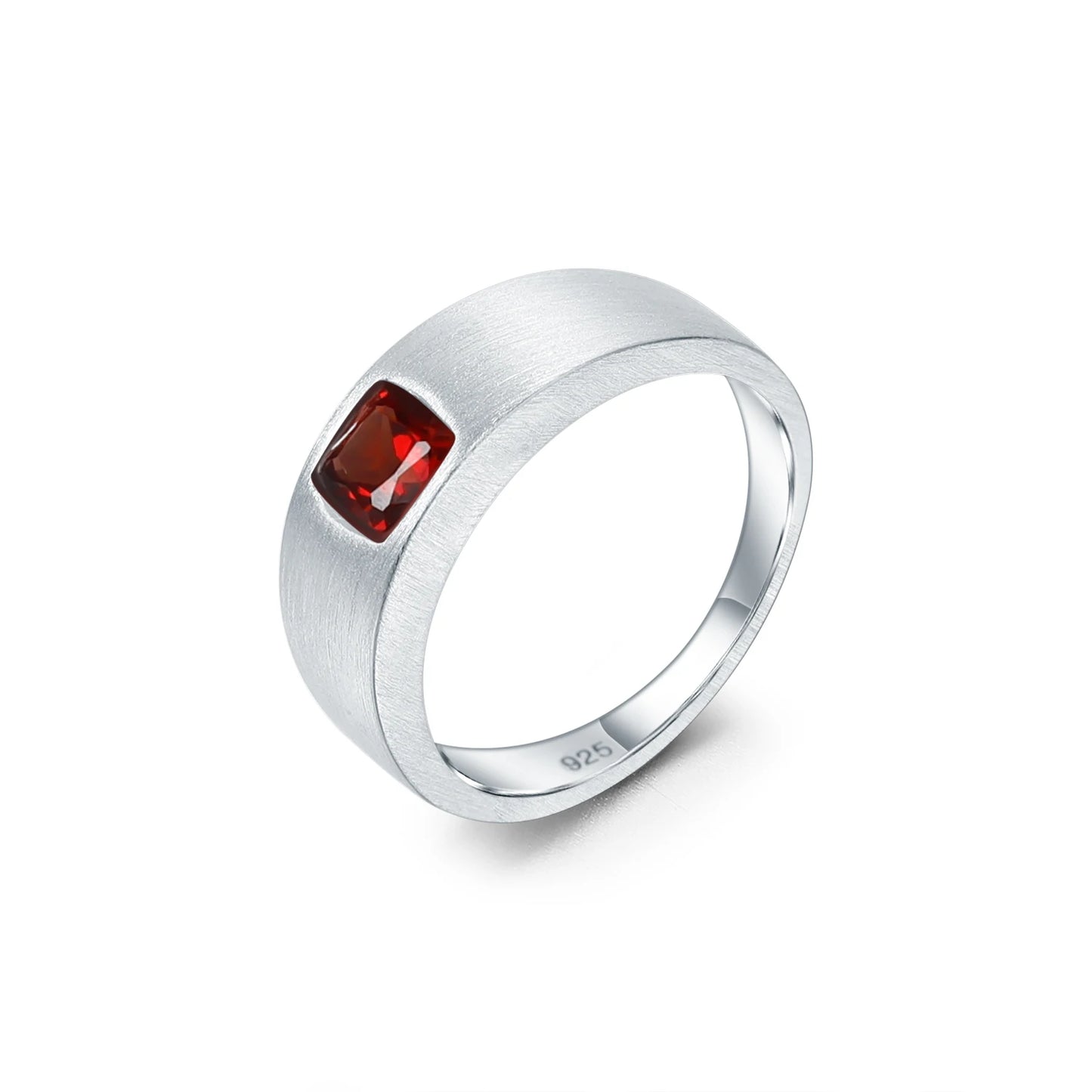 Anillo de plata de ley con piedras preciosas
