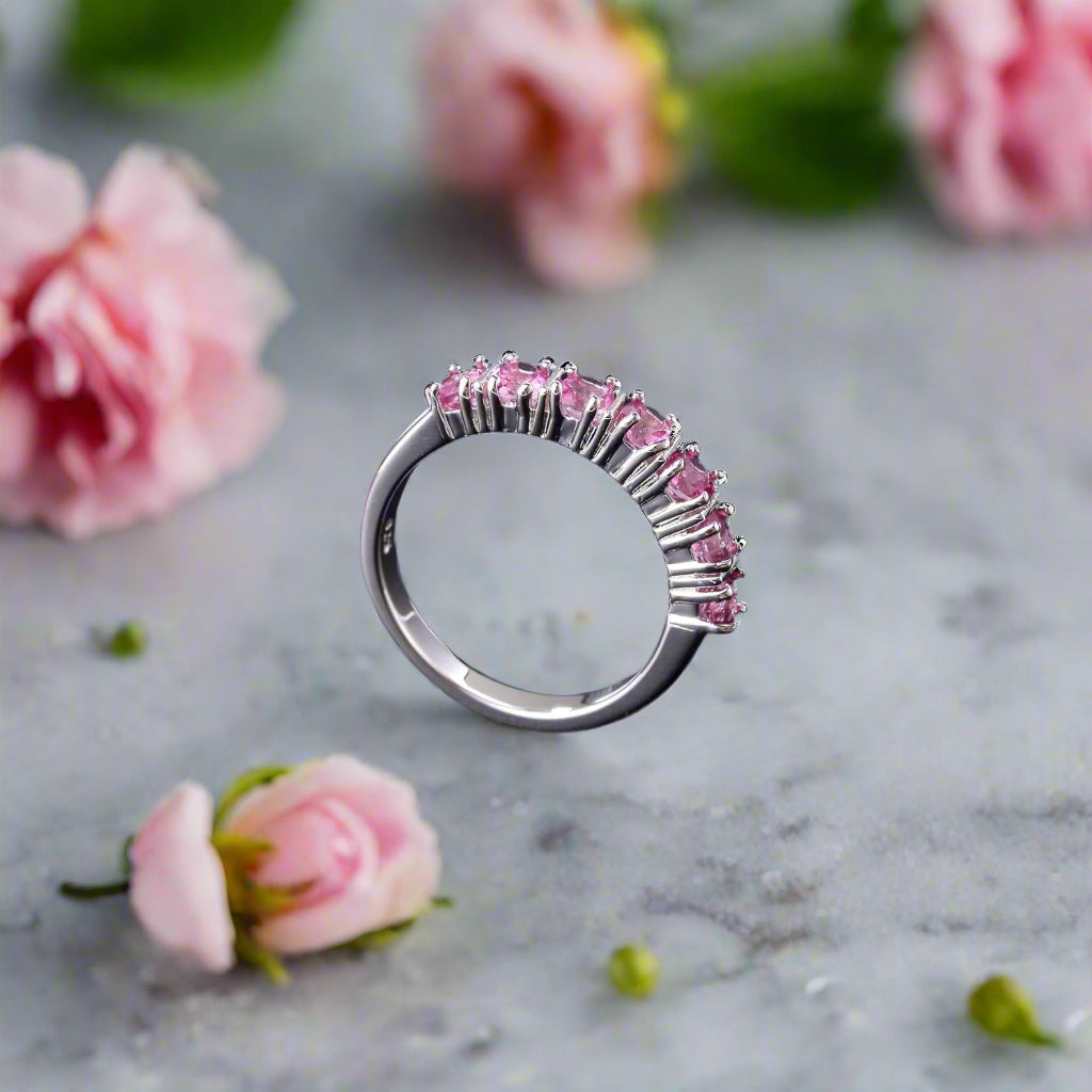 GRACE Gemstone Anniversary Band Ring