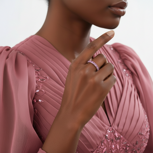 GRACE Gemstone Anniversary Band Ring