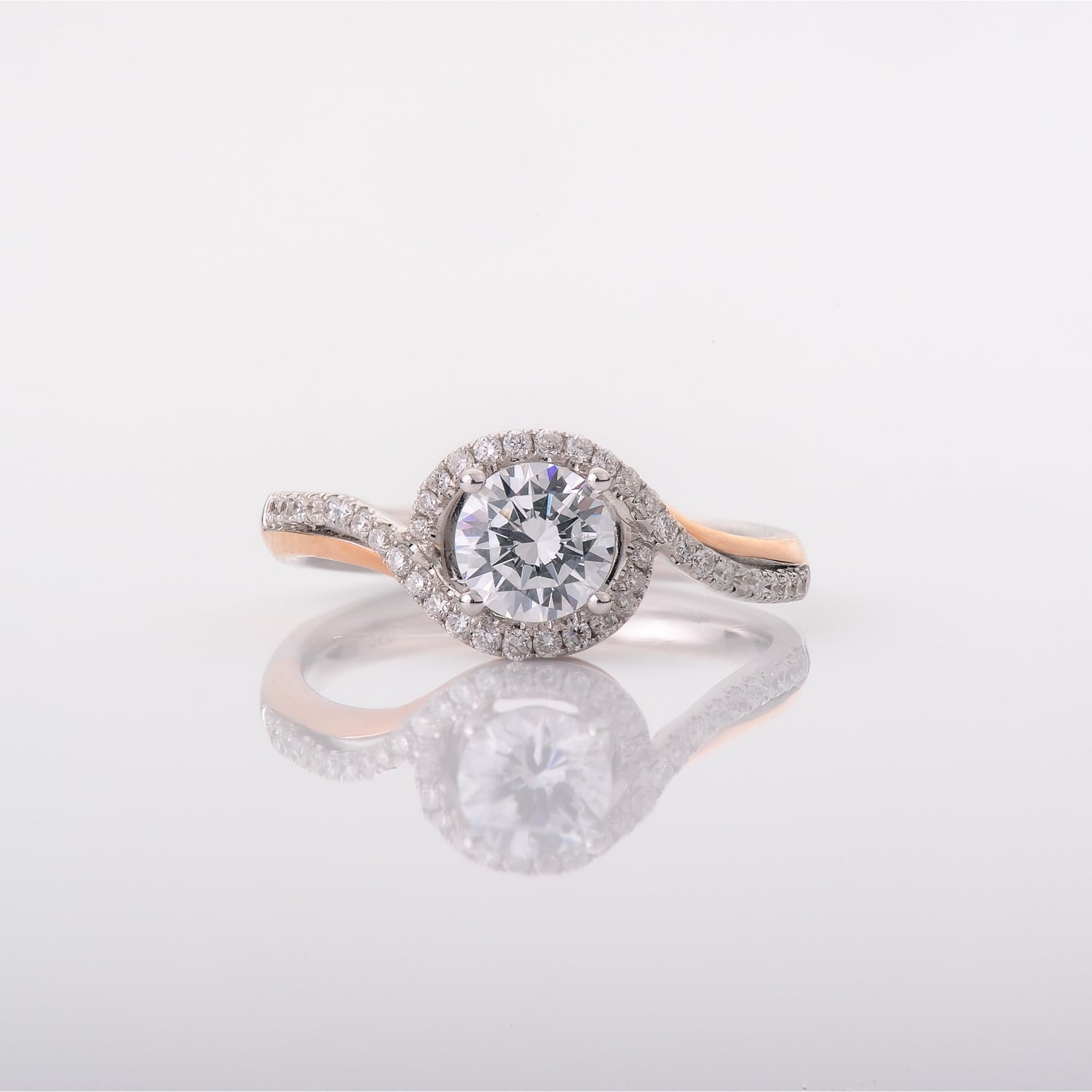Simulated Diamond Engagement Rings
