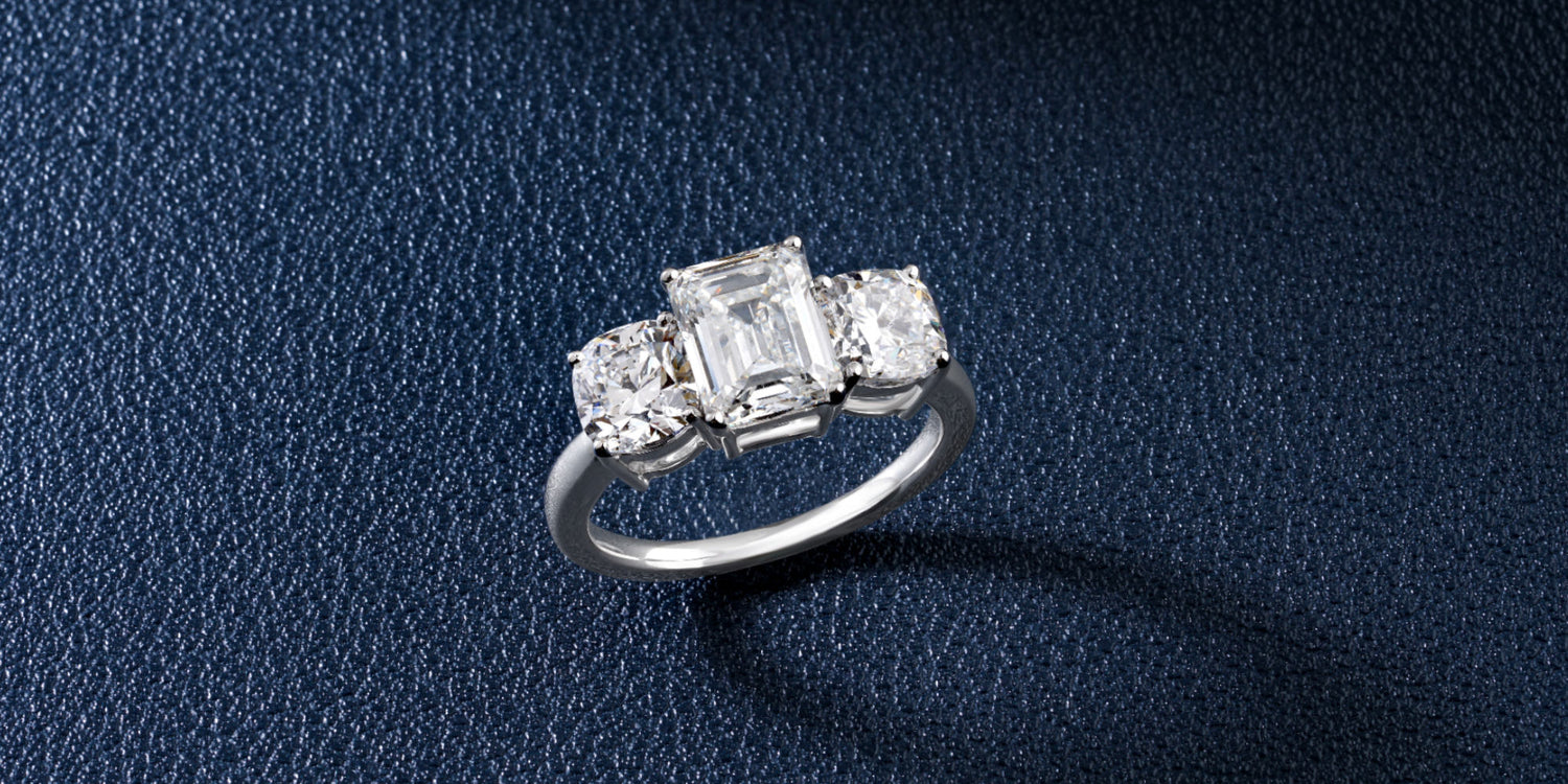 Three-Stone Engagement Rings