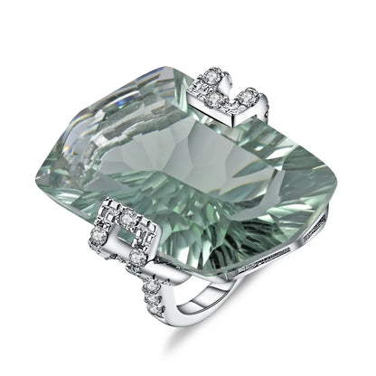 GRACE Gemstone Cocktail Ring in Sterling Silver