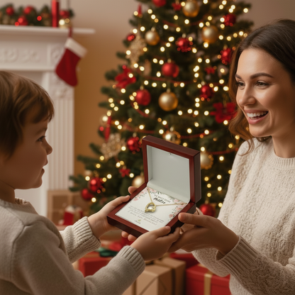 My Beautiful Mother Forever Love Necklace with Message Card