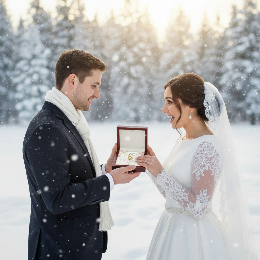 My Beautiful Wife Forever Love Necklace with Message Card