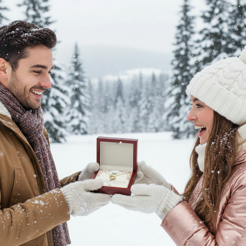 My Beautiful Wife Forever Love Necklace with Message Card