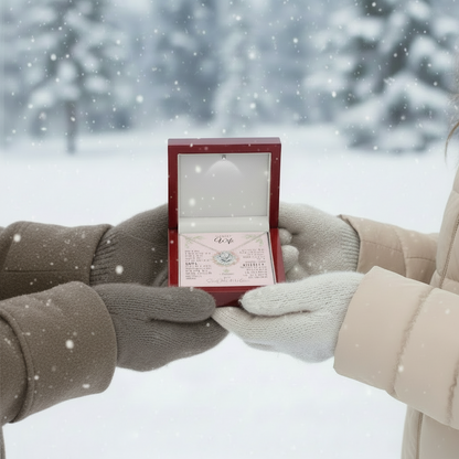 My Dear Wife Love Knot Necklace with Saint John of the Cross Quote