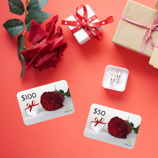 Carte-cadeau numérique Amoris Jewelry pour la Saint-Valentin
