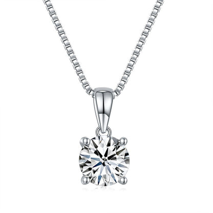1 CT. Moissanite Diamond Pendant Necklace