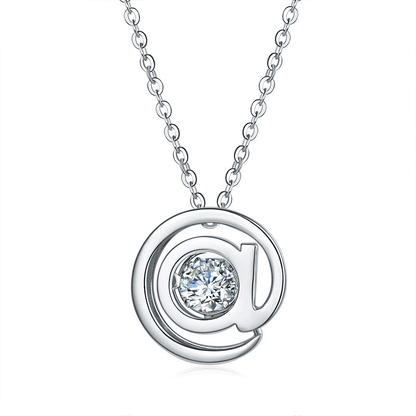 0.4 CT. Moissanite Diamond Dancing Stone @ Pendant Necklace