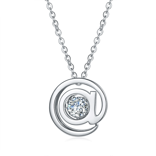 0.4 CT. Moissanite Diamond Dancing Stone @ Pendant Necklace