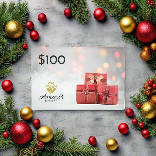 Carte-cadeau numérique de Noël Amoris Jewelry