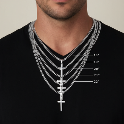 Friend Blessings On Your Confirmation Personalized Cross Necklace with Saint Ambrose Quote