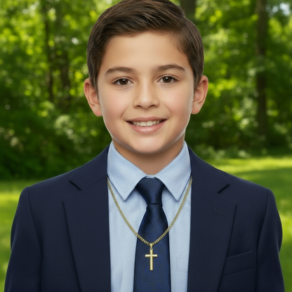My Dear Son First Holy Communion Personalized Cross Necklace