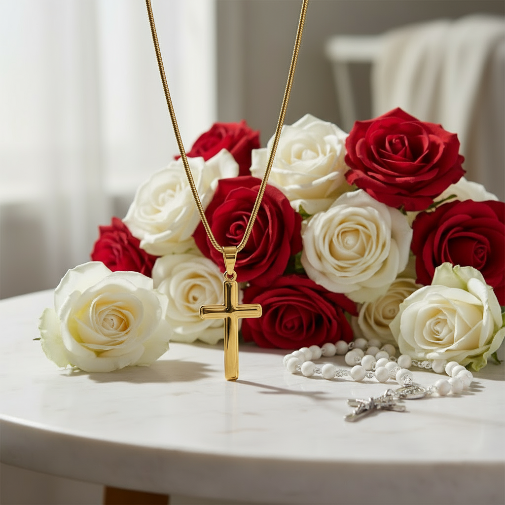 Daughter Blessings On Your Confirmation Personalized Cross Necklace