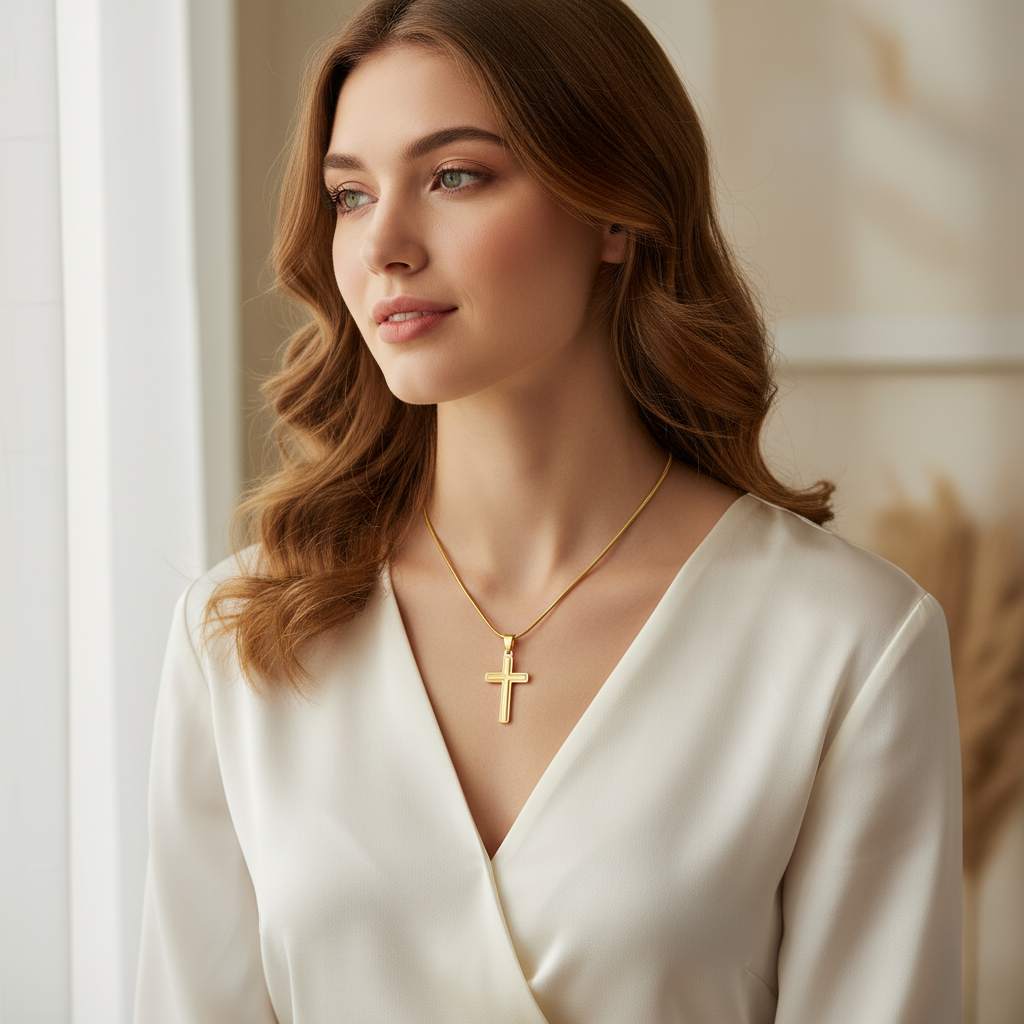 Daughter Blessings On Your Confirmation Personalized Cross Necklace