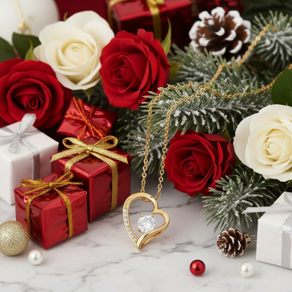 My Beautiful Wife-to-Be Forever Love Necklace with Message Card