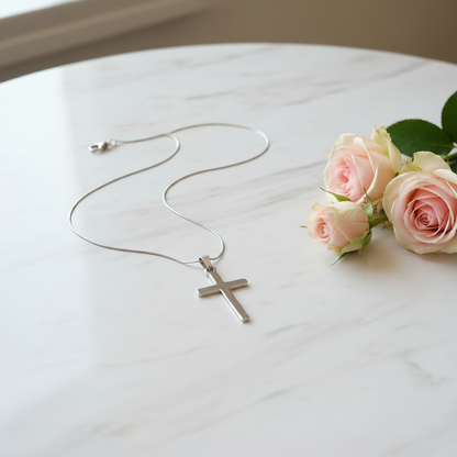 For Someone Truly Special: Saint John of the Cross Love Quote Cross Necklace