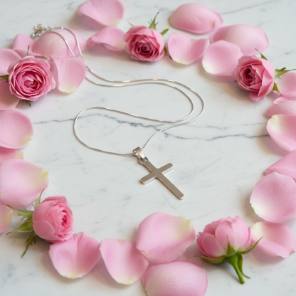 For Someone Truly Special: Saint John of the Cross Love Quote Cross Necklace
