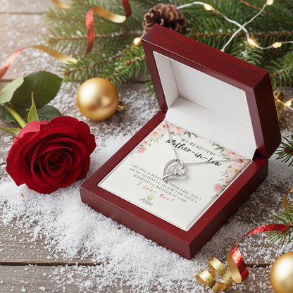 My Beautiful Mother-in-Law "I Love You" Heart Necklace