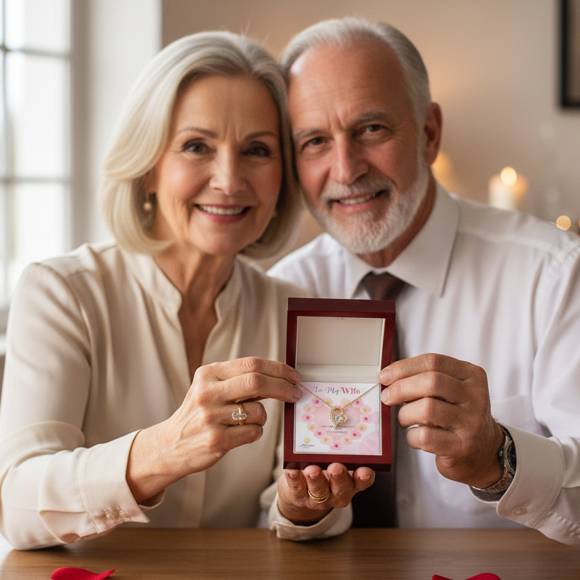 To My Wife "The Love Between Us Is Forever" Necklace
