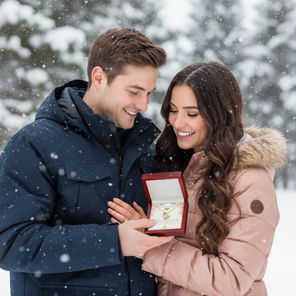 My Beautiful Wife Forever Love Necklace with Message Card