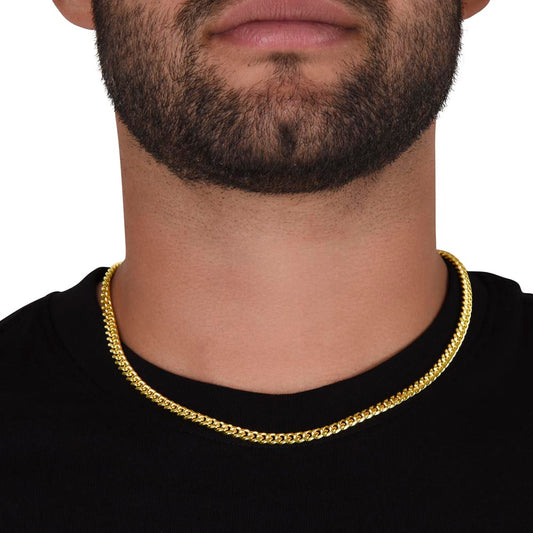 Congratulations Graduate Cuban Link Chain with Saint Catherine of Siena Quote