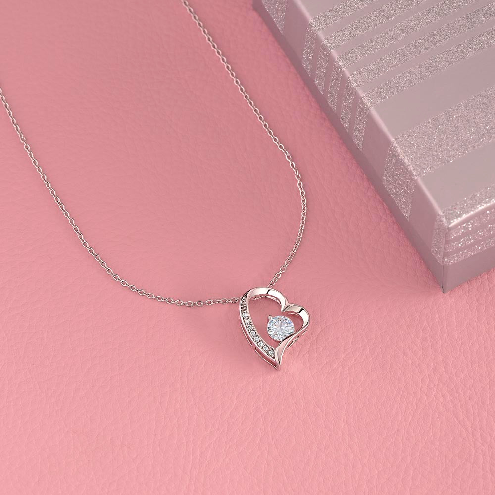 To My Grandma "The Love Between Grandma and Granddaughter Is Forever" Necklace