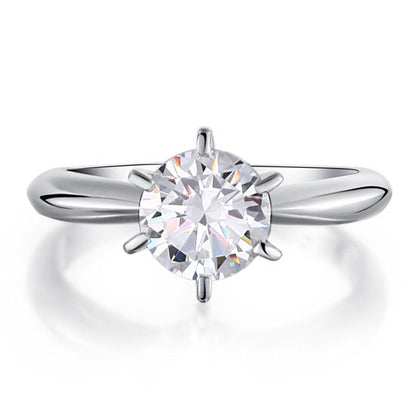 1.25 CT. Round Simulated Diamond Solitaire Ring
