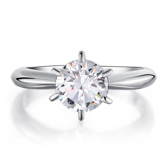 1.25 CT. Round Simulated Diamond Solitaire Ring