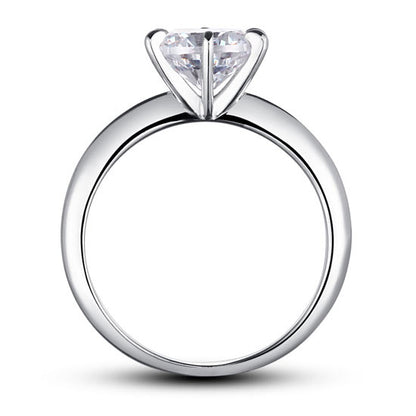1.25 CT. Round Simulated Diamond Solitaire Ring