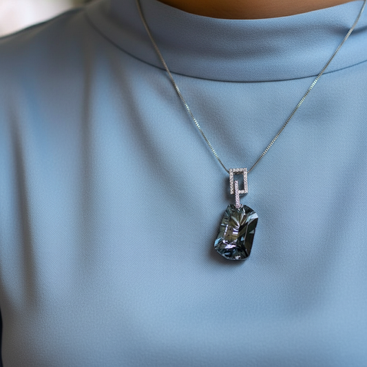 GRACE Mystic Quartz Jewelry Set in Sterling Silver