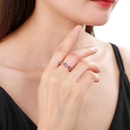 GRACE Gemstone Anniversary Band Ring