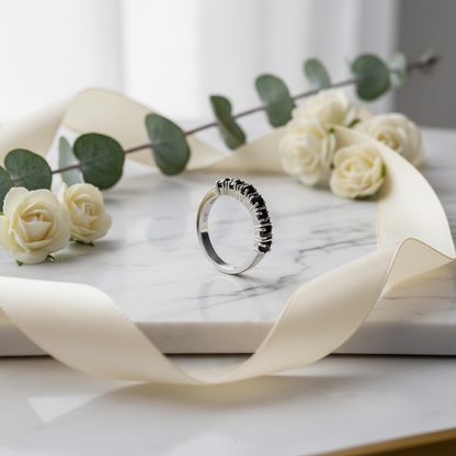 GRACE Gemstone Anniversary Band Ring