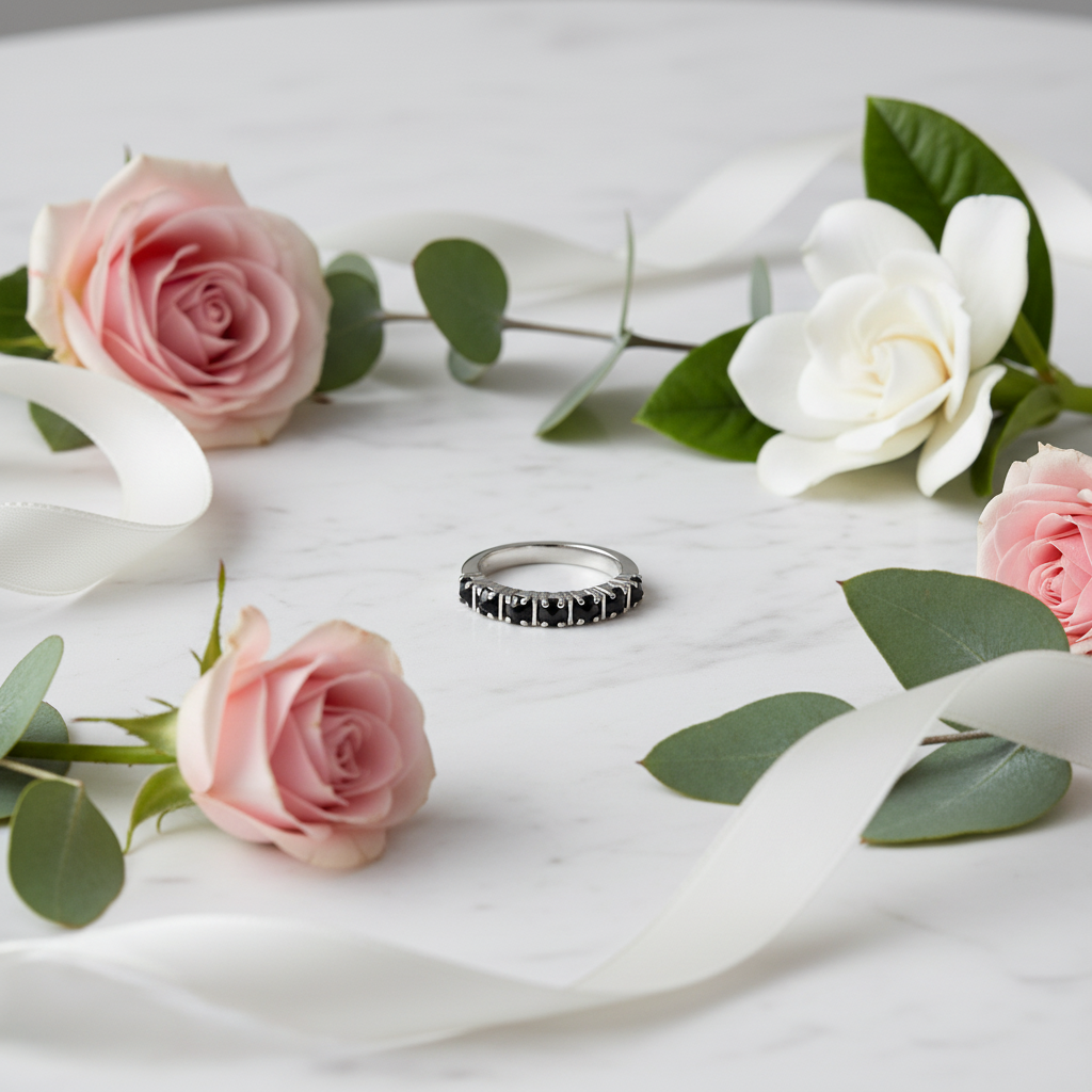 GRACE Gemstone Anniversary Band Ring