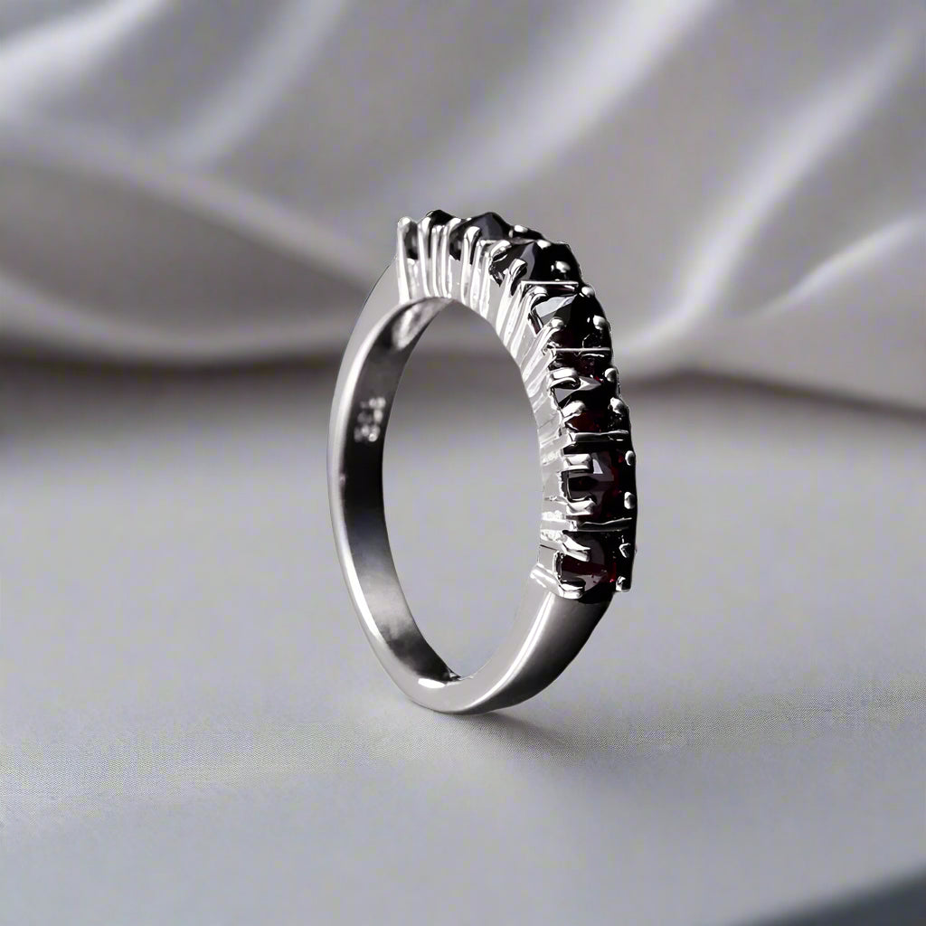 GRACE Gemstone Anniversary Band Ring