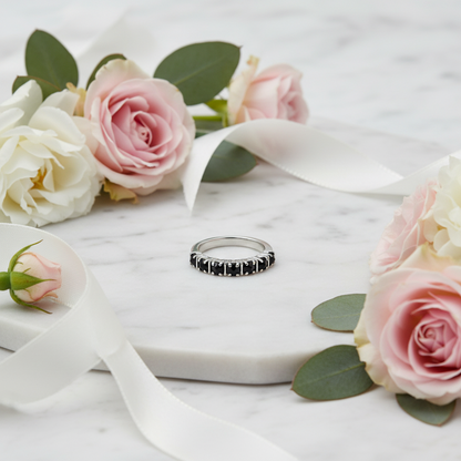 GRACE Gemstone Anniversary Band Ring