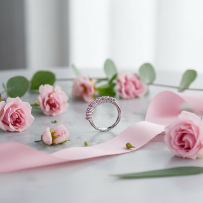 GRACE Gemstone Anniversary Band Ring